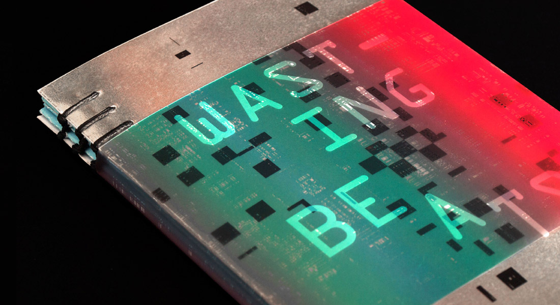 Wasting beats book cover design